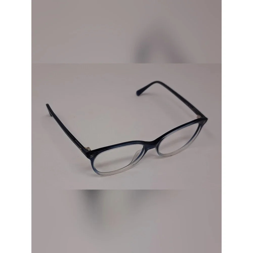 Gucci Women's Glasses Frames Blue Transparent Oval GG0550O 004 Italy 51-16-140